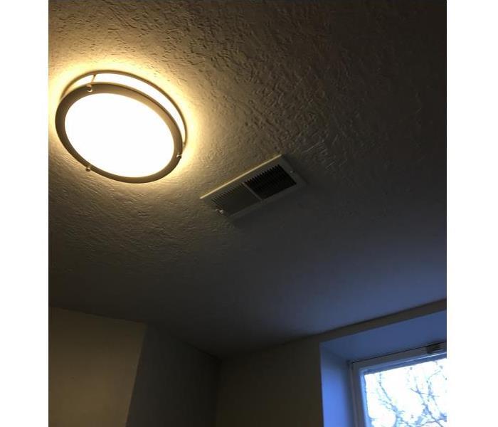 ceiling replaced after water damage